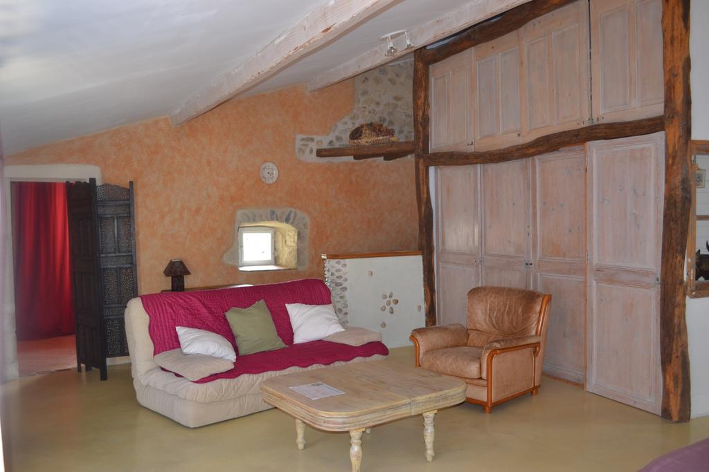 Maison D'Hotes Les Fougeres Mirmande Exterior foto