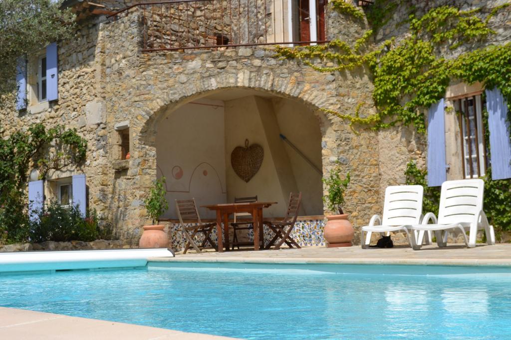 Maison D'Hotes Les Fougeres Mirmande Exterior foto